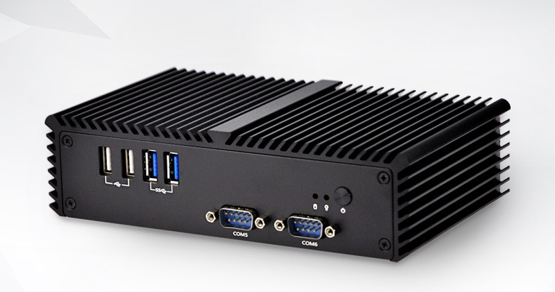 Qotom Mini PC Q310P S05 - Intel Celeron Processor - Can Be Configured As A Common Used Desktop PC. With VESA Bracket, It Can Be Hung At The Back Of Monitor To Save Space. Small, Quiet, Compact And Cheap, Running 24/7