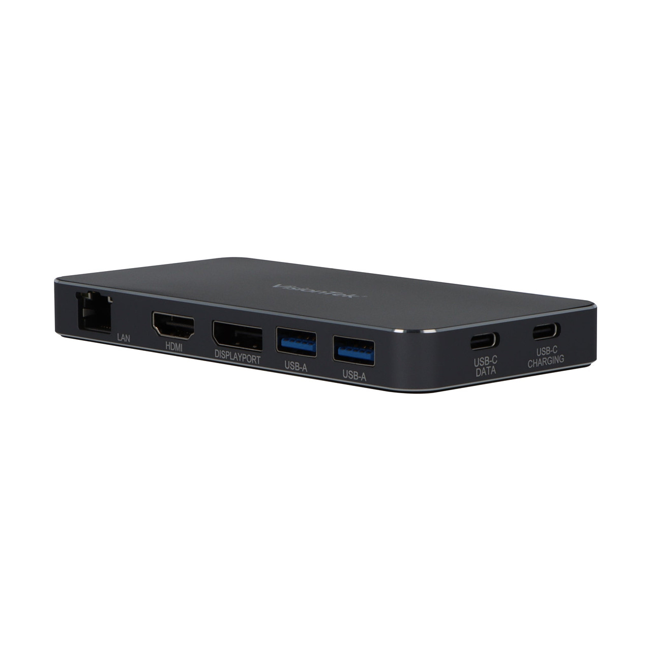 Visiontek VT400 - Dual Display USB-C Docking Station with Power Passthrough - for Notebook - 100 W - USB Type C - 2 Displays Supported - 4K - 3840 x 2160 - 2 x USB 3.0 - 2 x USB Type-A Ports - USB Type-A - 3 x USB Type-C Ports - USB Type-C - 901469