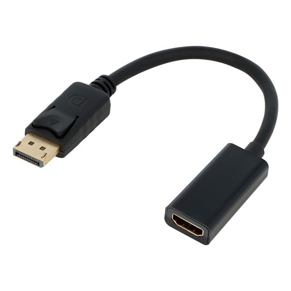 Visiontek DisplayPort to HDMI Active Adapter (M/F) - DisplayPort to HDMI Active Adapter - DP to HDMI Adapter Male to Female 5 Inch Active 4K (3840x2160) 60 Hz - 900637