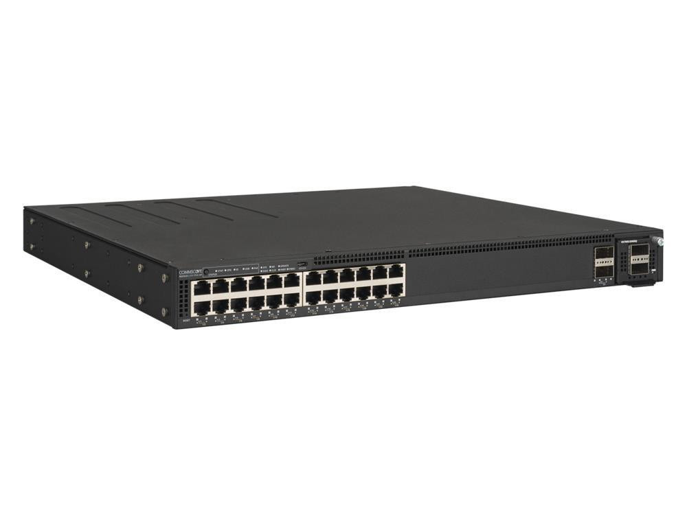 Ruckus Icx 7550 24-Port 10/100/1000 Mbps 802.3At Poe+ plus 2-Ports 40 Gbps Uplink/Stack Qsfp+, Module Slot, Three Fans, Two Ac Power Supplies With Exhaust Airflow Installed. 3-Years Tac Support - ICX7550-24P-E2-R3