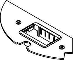 Middle Atlantic CRFB DEVICE PLATE - CRFB-AB-2