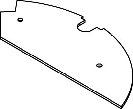 Middle Atlantic BLANK DEVICE PLATE #2 - CRFB-B-2