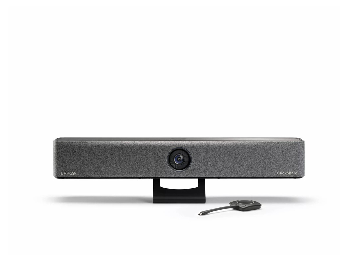 Barco ClickShare Video Conferencing Camera - USB 3.1 Type C - 4K - 3840 x 2160 Video - 120° Angle - Microphone - Wireless LAN - Network (RJ-45) - Windows 10, macOS Ventura