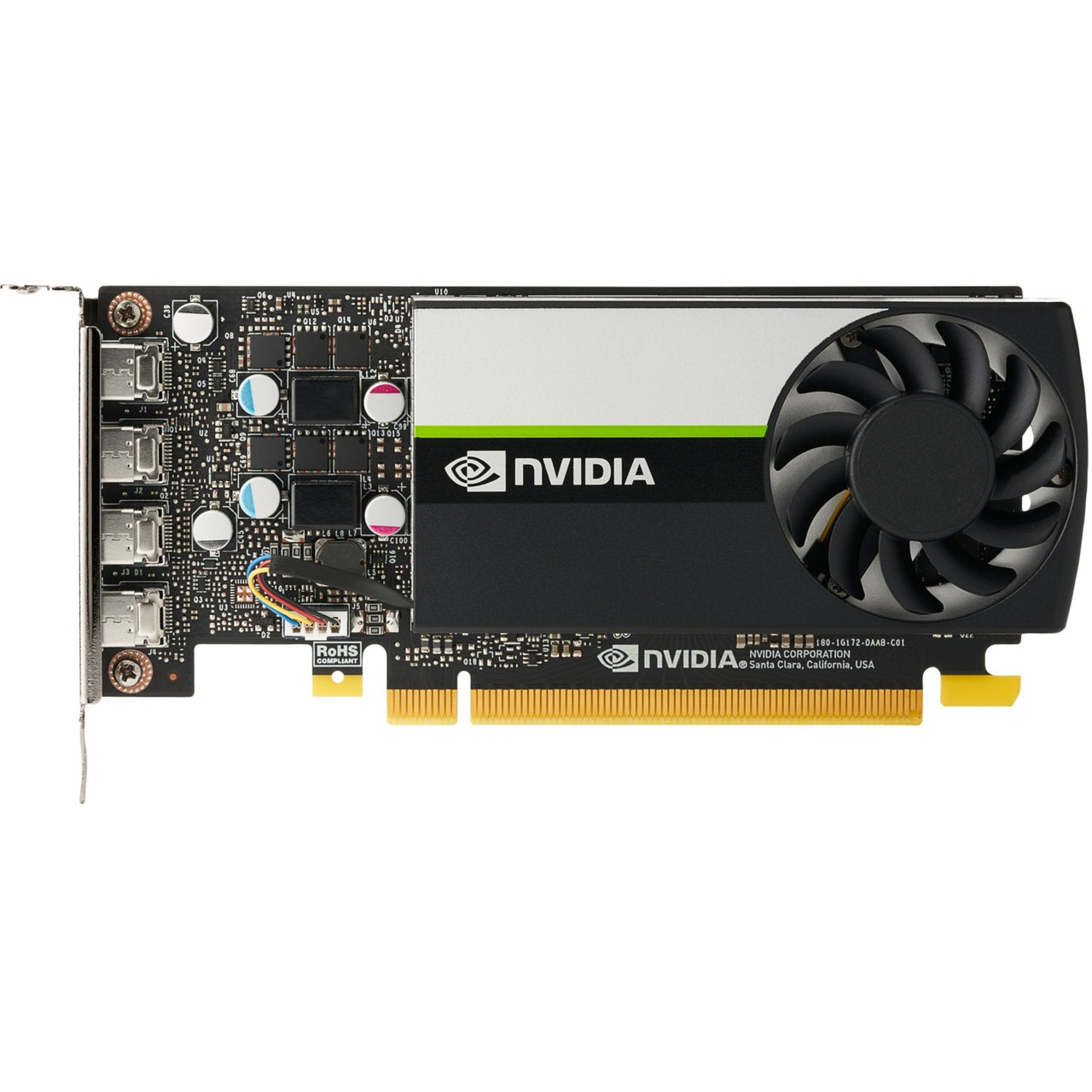 HP  NVIDIA Quadro T1000 Graphic Card - 4 GB GDDR6 - 7680 x 4320 - 128 bit Bus Width - PCI Express 3.0 x16 - 4 x Mini DisplayPort - Mini DisplayPort - 20X22AT HP  NVIDIA Quadro T1000 Graphic Card - 4 GB GDDR6 - 7680 x 4320 - 128 bit Bus Width - PCI Express 3.0 x16 - 4 x Mini DisplayPort - Mini DisplayPort - 20X22AT