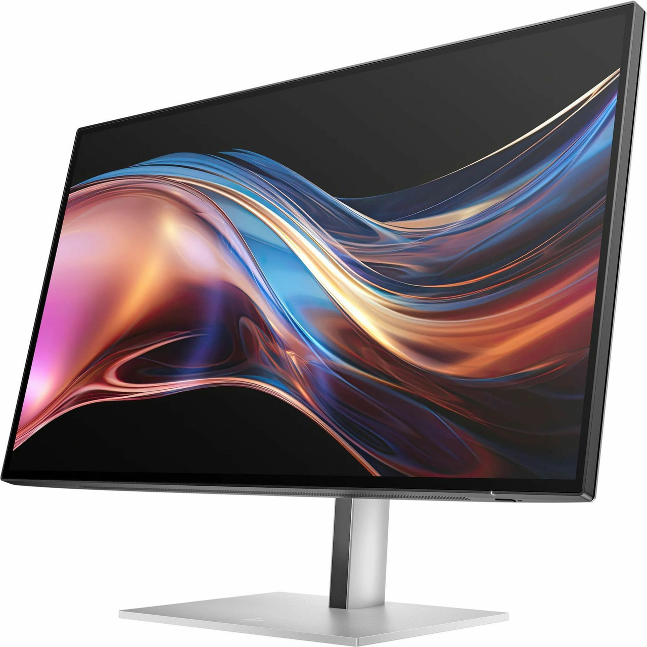 HP 727pu 27" Class WQHD LCD Monitor - 16:9 - 27" Viewable - In-plane Switching (IPS) Black Technology - 2560 x 1440 - FreeSync Premium - 400 Nit - HDMI - DisplayPort - KVM Switch - 8J9E6AA#ABA