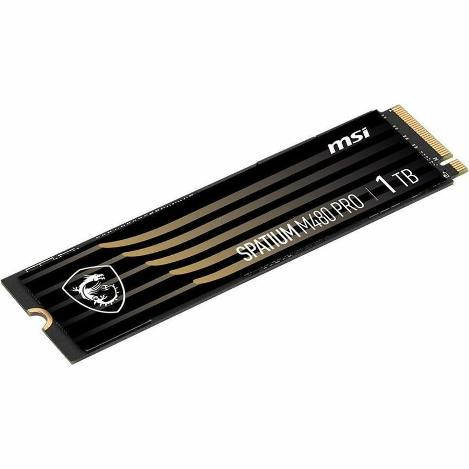 MSI Spatium M480 Pro 1 Tb Solid State Drive - M.2 2280 Internal - Pci Express Nvme (Pci Express Nvme 4.0 X4) - Sm480Pn1Tb