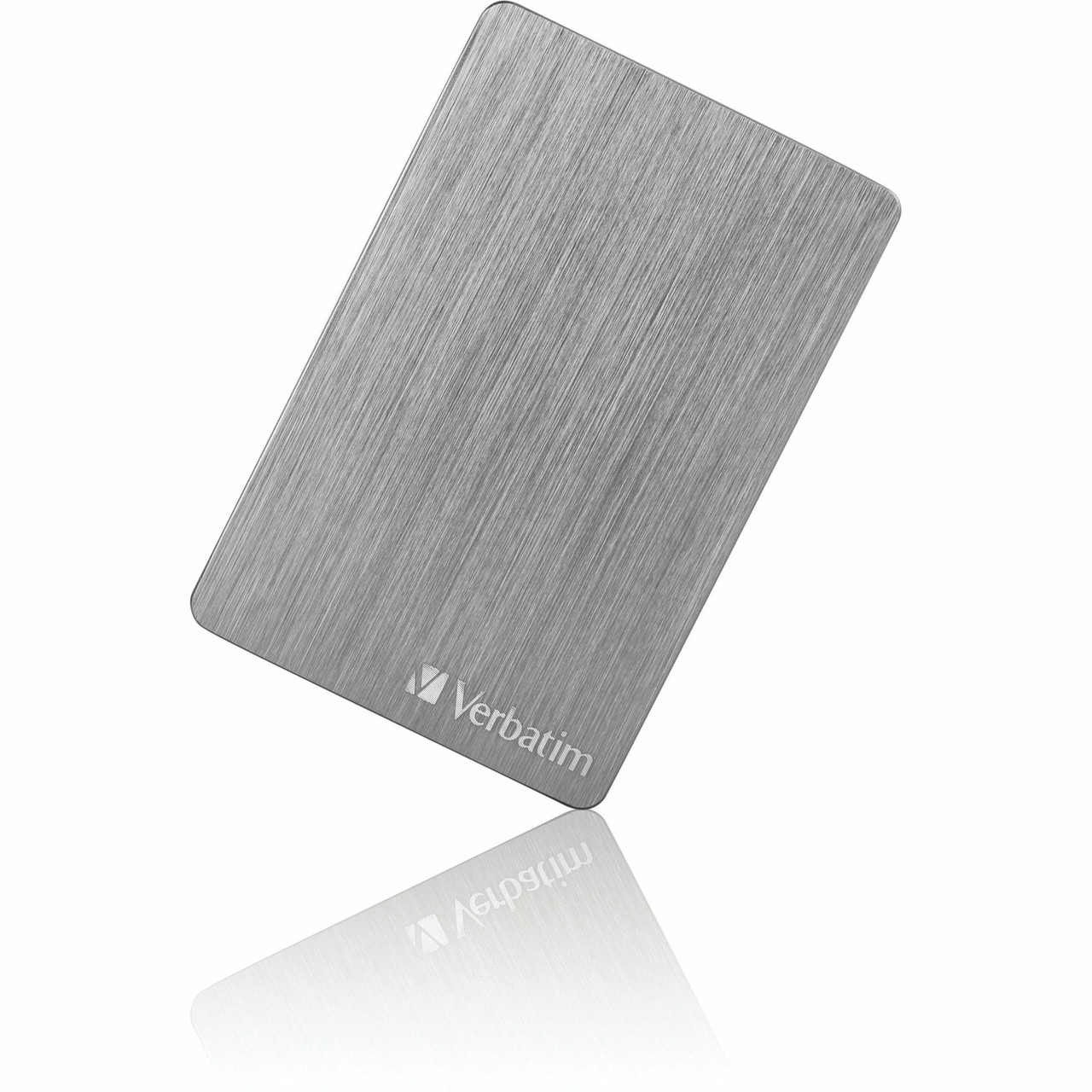 Verbatim 1Tb Store 'N' Go Alu Slim Portable Hard Drive - Space Grey - 53662