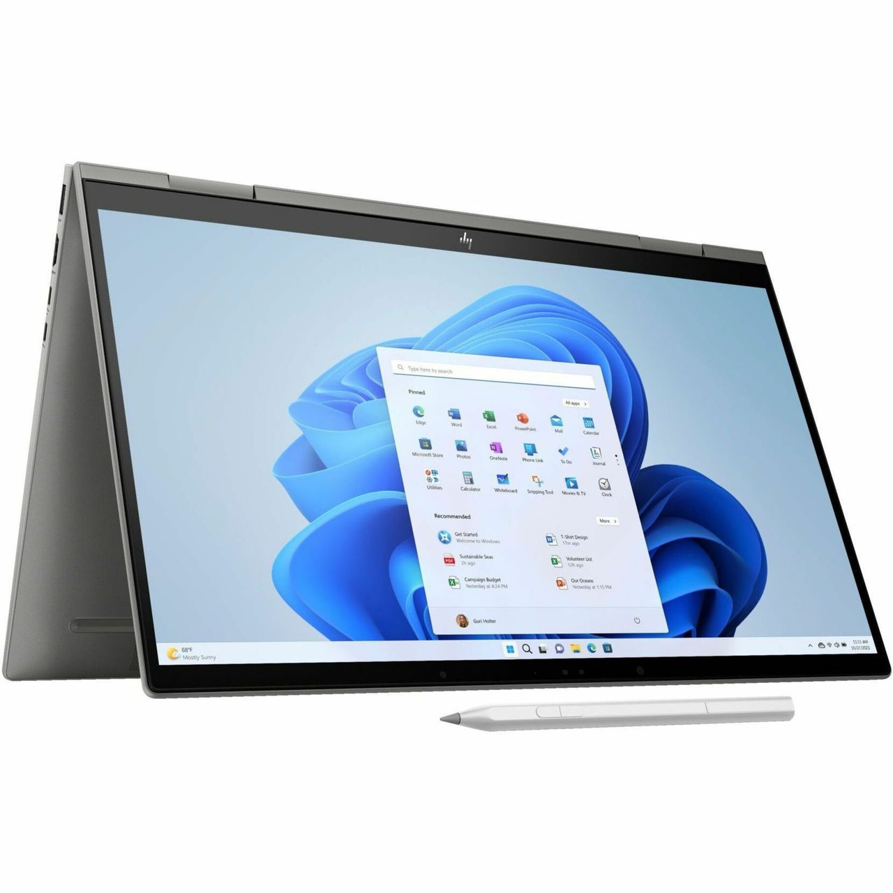 HP Envy X360 15-E100 15-Ew1073Cl 15.6" Touchscreen Convertible 2 In 1 Notebook - Full Hd - Intel Core I7 13Th Gen I7-1355U - Intel Evo Platform - 32 Gb - 1 Tb Ssd - Mineral Silver Aluminum - 7F5R0UAR#ABA-RF