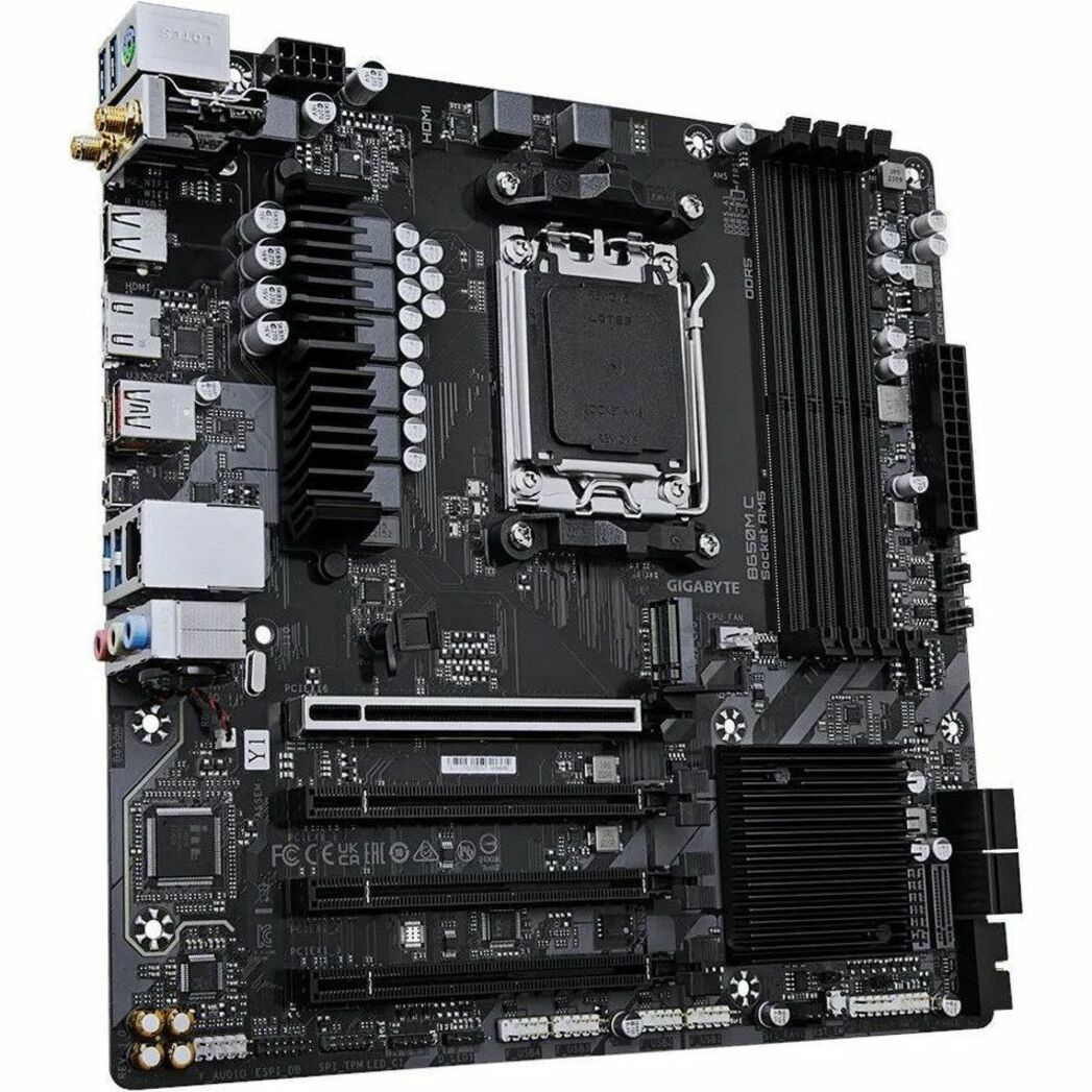 Gigabyte Ultra Durable B650M C Gaming Desktop Motherboard - AMD B650 Chipset - Socket AM5 - Micro ATX - B650M C