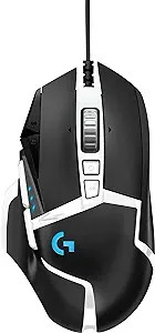 Logitech G HERO G502 Gaming Mouse - Optical - Cable - Black - USB - 16000 dpi - Tilt Wheel - 11 Programmable Button(s) - Right-handed - 1 - 910-005729