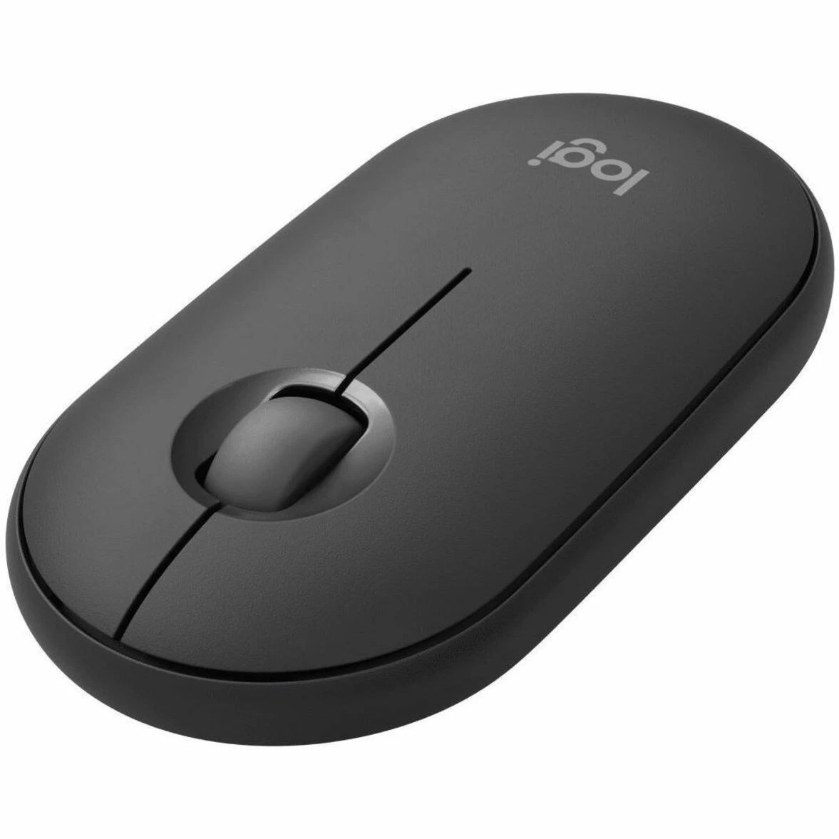 Logitech Pebble Mouse 2 M350s - Mouse - optical - 3 buttons - wireless - Bluetooth - tonal graphite - 910-007049