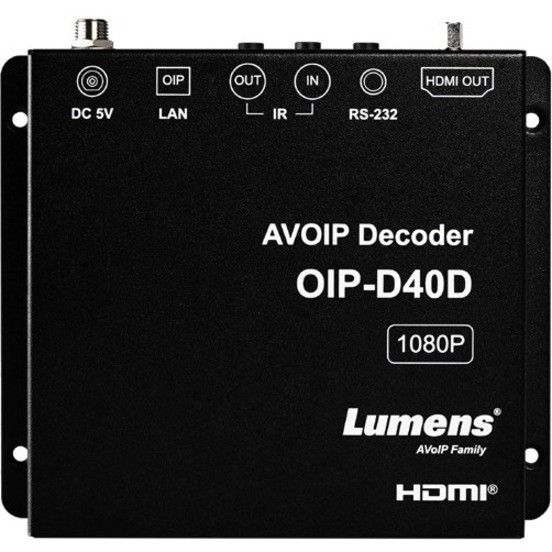 Lumens 1G Avoip Decoder - OIP-D40D
