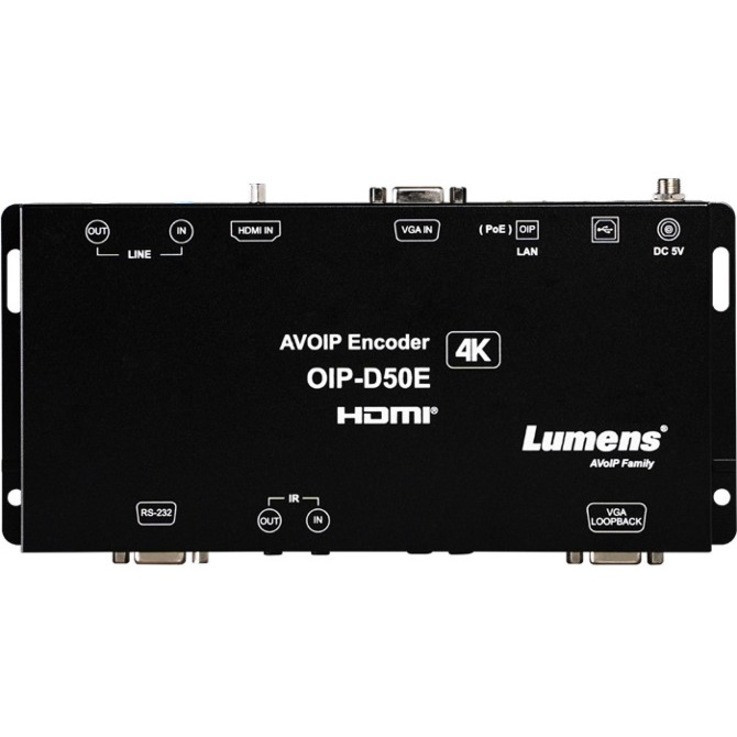 Lumens 1G 4K Avoip Encoder - OIP-D50E