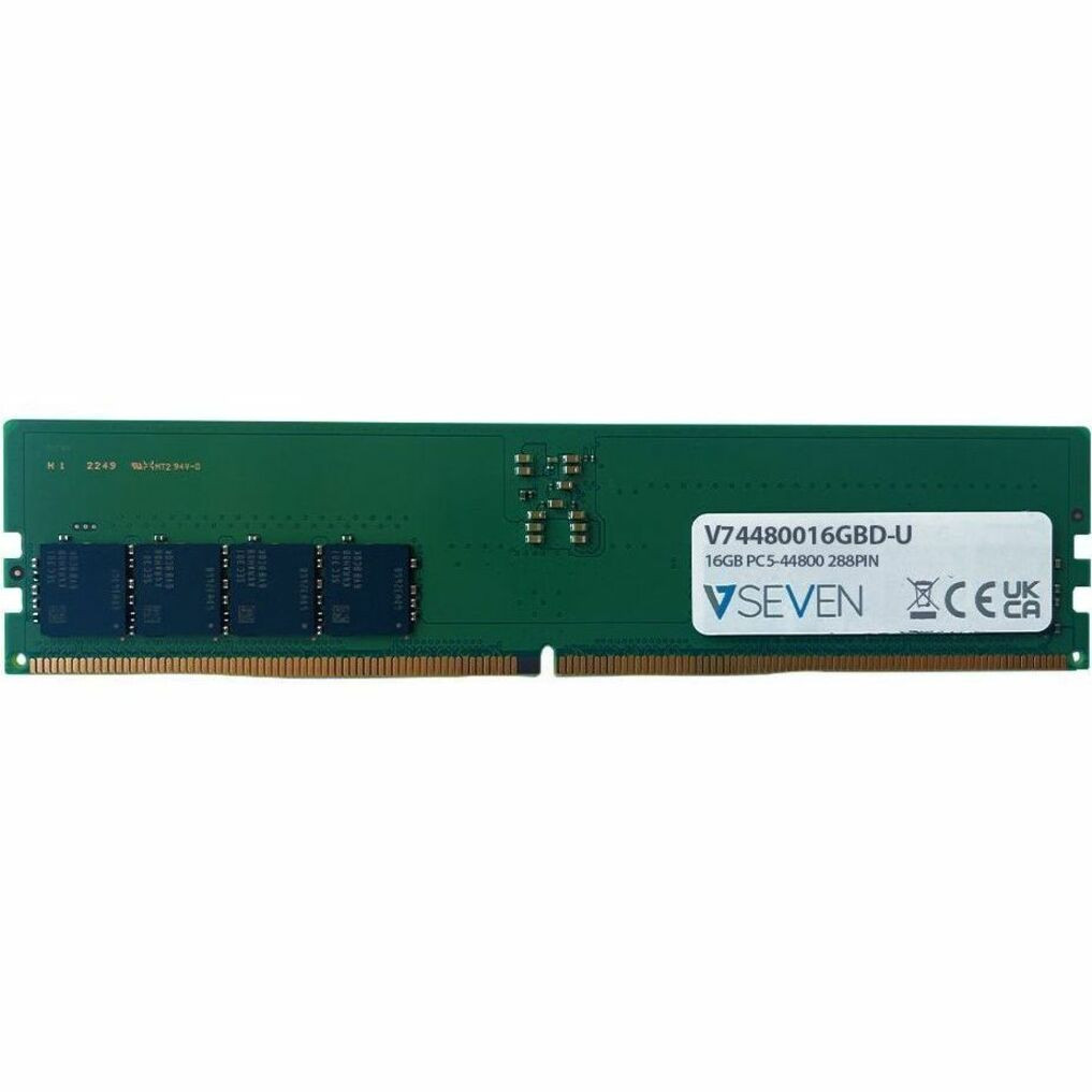 V7 16Gb Ddr5 Pc5-44800 288Pin 5600Mhz Dimm Unbuffered Single Cl46 1.1V - V74480016GBD-U