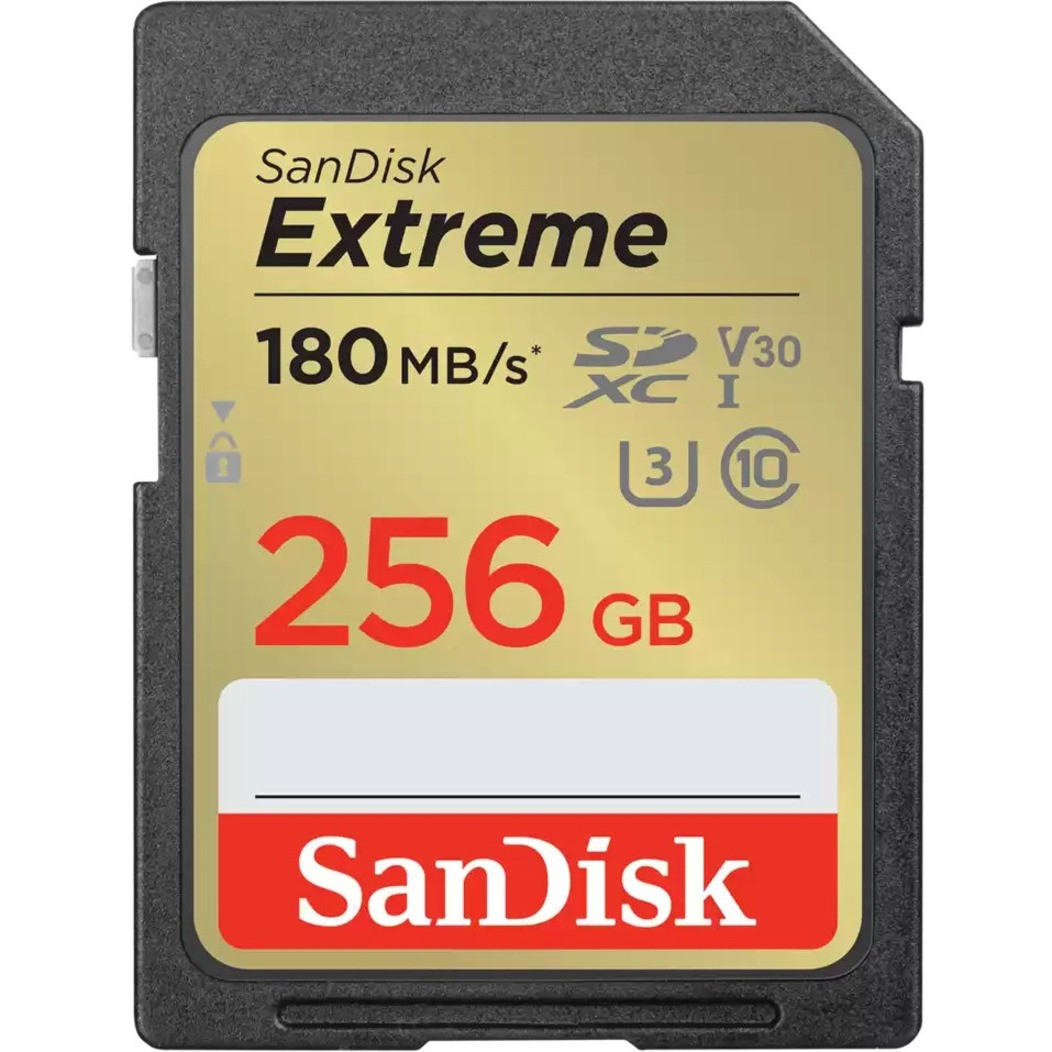 Sandisk Extreme 256 Gb Class 10/Uhs-I (U3) V30 Sdxc - SDSDXVV-256G-GNCIN