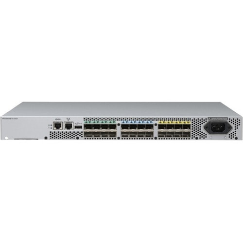 HPE Sn3600B 32Gb 24/24 Power Pack+ 24Port 32Gb Short Wave Sfp28 Fibre Channel Switch - R8P28AR#0D1