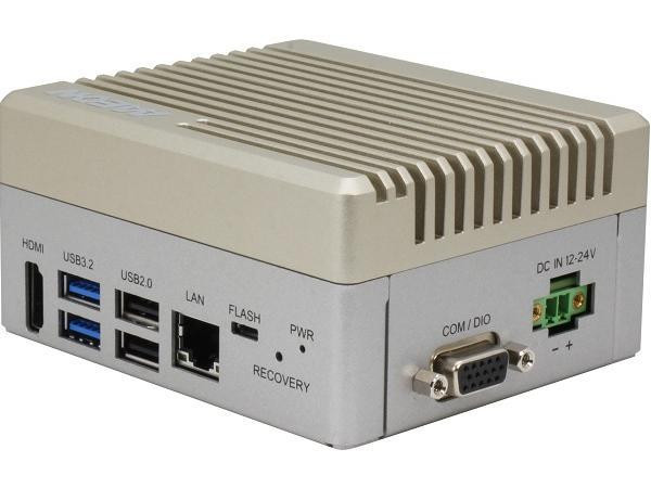 Aaeon BOXER-8621AI-JP511N-A2-1010 - Compact - ARM - 6-Core - LPDDR5 - 4GB RAM - 128GB SSD - Power Supply - Gigabit Ethernet - Linux