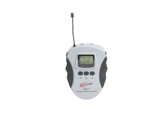 Ergoguys Califone Wireless 16 Channel Audio System Transmitter. Made for use with Califones WS Series or 900 PA systems. Transmitter has separate MIC/AMP line inputs - which offer flexible broadcasting to any size group - WS-T