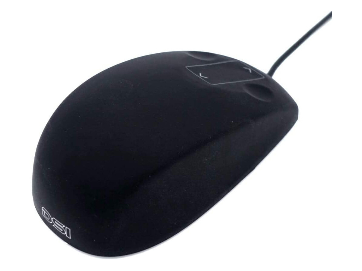 Ergoguys DSI Silicone Wired Mouse with Touch Scroll. Mouse made of silicone - IP68 protection level. 1000 optical sensor with 3000 FPS scan rate. Touch scroll for smooth operation. Wired mouse with USB 1.1 connection - JH-SME10