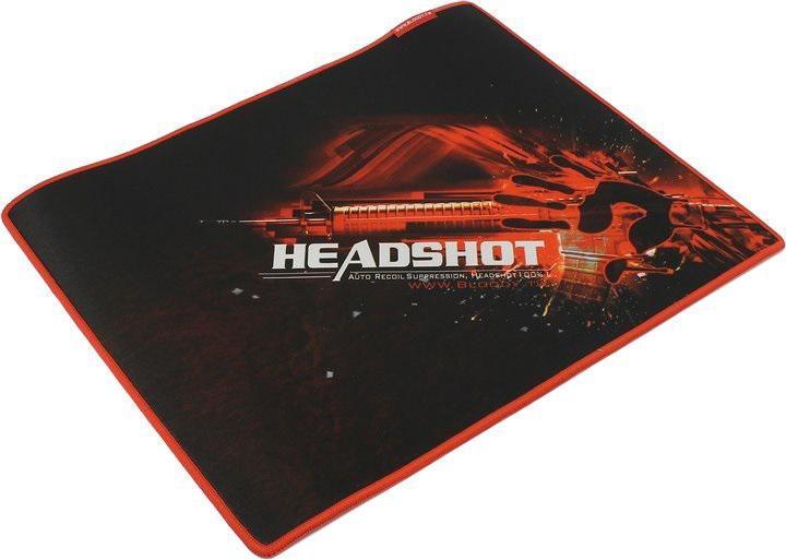 Ergoguys BLOODY OFFENSIVE ARMOR GAMING MOUSE MAT. Mat size is 16.9 x 13.7 x 0.15 inches. Made for RTS games - mats smooth surface allows for easy mouse gliding. Non-slip rubber base for resistance-free surface - B070