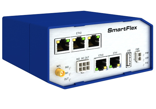 Advantech B+B SmartWorx SmartFlex, Global, 5x ETH, WIFI, Plastic, ACC EU - SR30010111