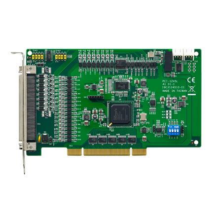 Advantech B+B SmartWorx Universal PCI Card, 4-Axis Stepper Motor Control – PCI-1245L-AE