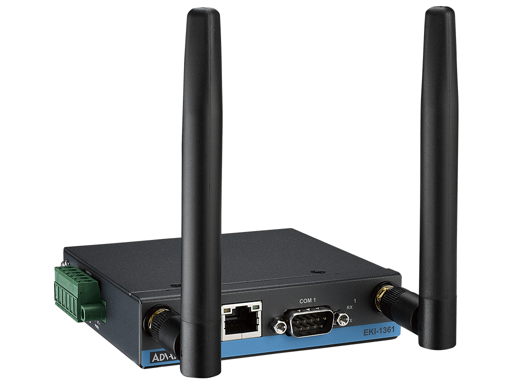 Advantech  1-port RS-232/422/485 to 802.11b/g/n WLAN Serial Device Server - EKI-1361-BE