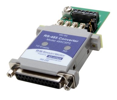 Advantech B+B SmartWorx RS-232 to RS-485 Converter with Surge Protection – 485CSP2