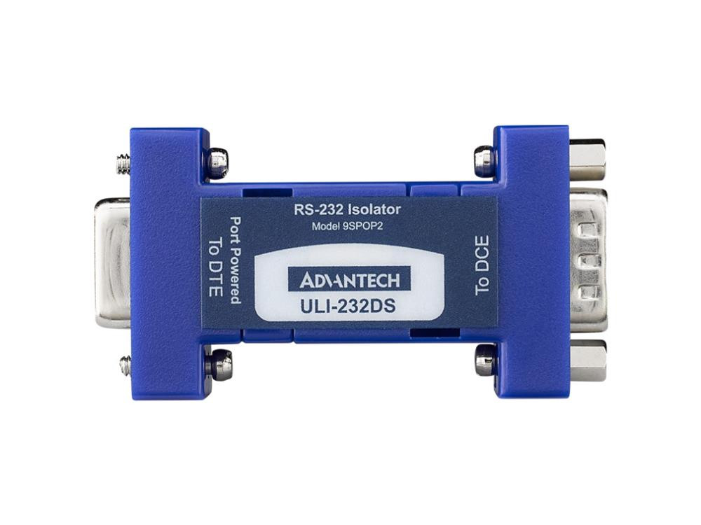 Advantech B+B SmartWorx ULI-232DS - 9 PIN RS-232 Isolator, DB9 Male to DB9 Female, Port Powered - 9SPOP2