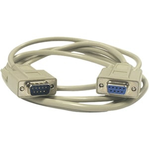 Advantech B+B SmartWorx Serial Cable, DB9 (male) to DB9 (female) - Serial Data Transfer Cable - First End: 9-pin DB-9 Serial - Male - Second End: 9-pin DB-9 Serial - Female - 1 - 825-39950