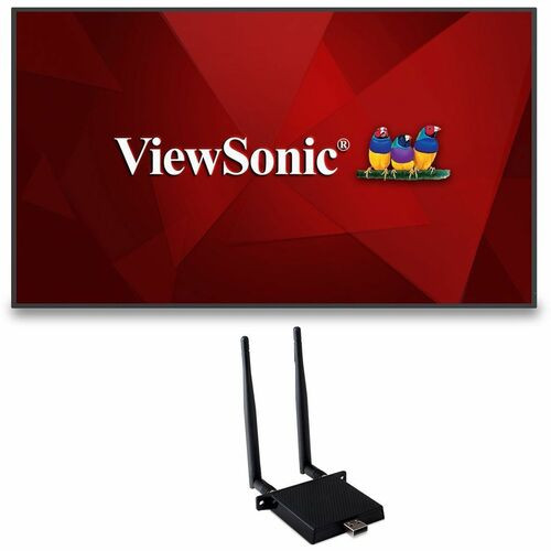 Viewsonic Commercial Display CDE6530-W1 - 4K, 24/7 Operation, Integrated Software and WiFi Adapter - 450 cd/m2 - 65" - Commercial Display CDE6530-W1 - 4K, 24/7 Operation, Integrated Software and WiFi Adapter - 450 cd/m2 - 65"