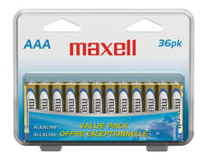 Maxell AAA Battery 36PK - 723815