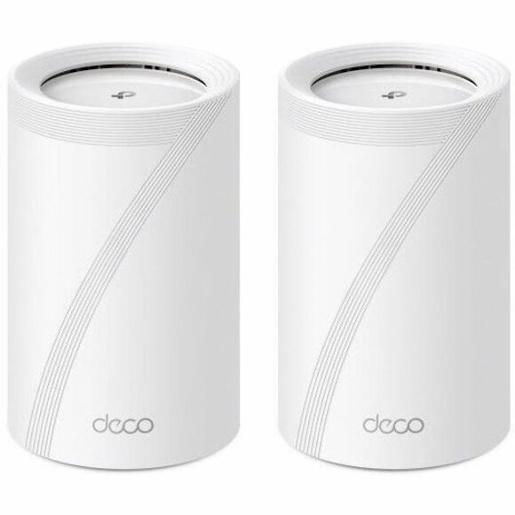 TP-Link Deco BE65 Wi-Fi 7 IEEE 802.11 a/b/g/n/ac/ax/be Ethernet Wireless Router - DECO BE65(2-PACK)