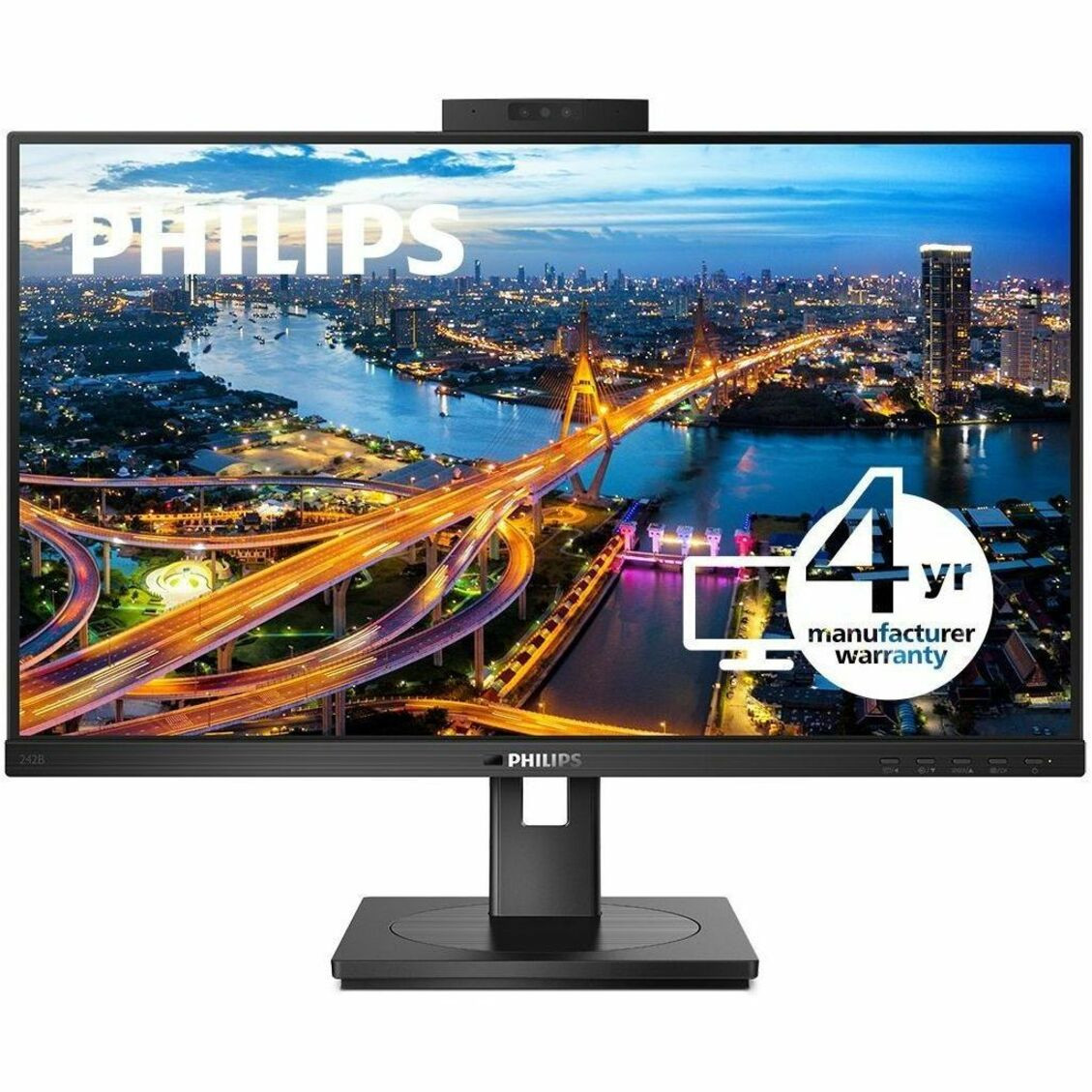 Philips 242B1Tc 24" Class Led Touchscreen Monitor - 16:9 - 4 Ms - 242B1TC
