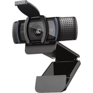 Logitech C920S Webcam - 30 fps - USB - 1920 x 1080 Video - Auto-focus - Widescreen - Microphone - Notebook, Monitor, Computer - 960-001251