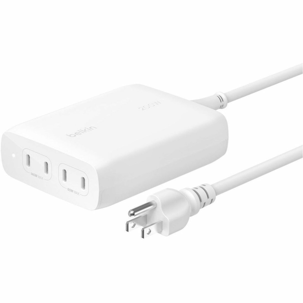 Belkin Boost Charge Pro 200W 4-Port USB-C GaN Charger - WCH015DQWH