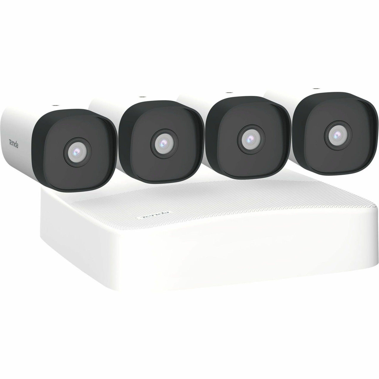 Tenda 4 Channel PoE HD Video Security Kit - K4P-4TR