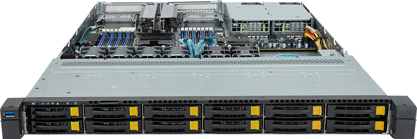 Orion Compute Rack Server - 1U rackmount form factor - Single 4th Gen Intel Xeon Scalable Processors - C510R-G6-12T