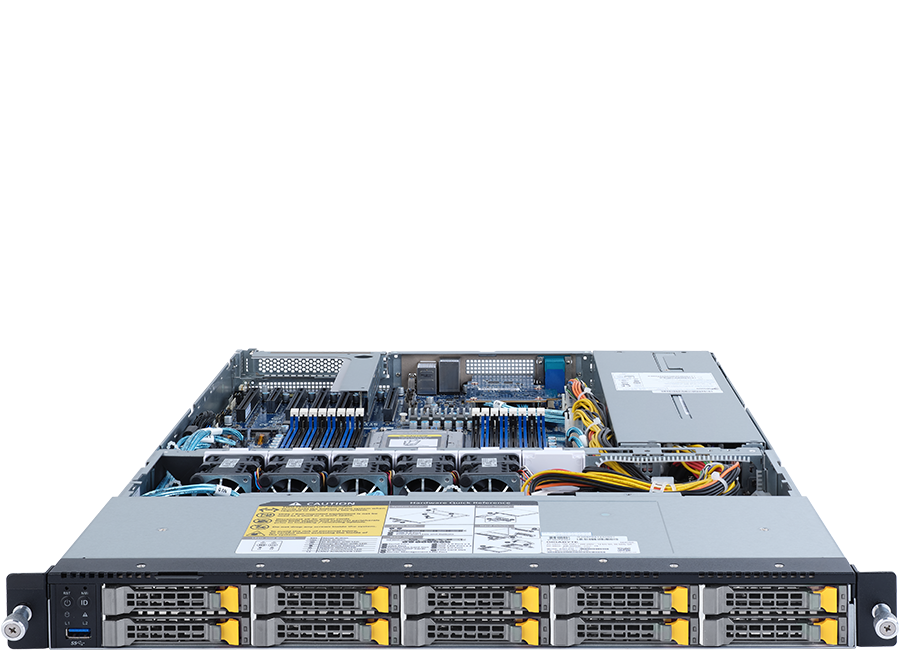 Orion Rack Server - 1U rackmount form factor - Single AMD EPYC 7003/7002 Series Processor Family - RS315U-G5C-10T2G
