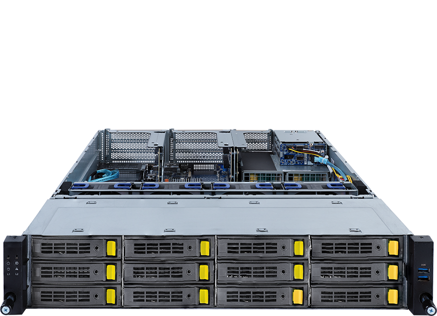 Orion Rack Server - 2U rackmount form factor - Dual 3rd Gen Intel Xeon Scalable Processors - RS520D-G5-12M2G