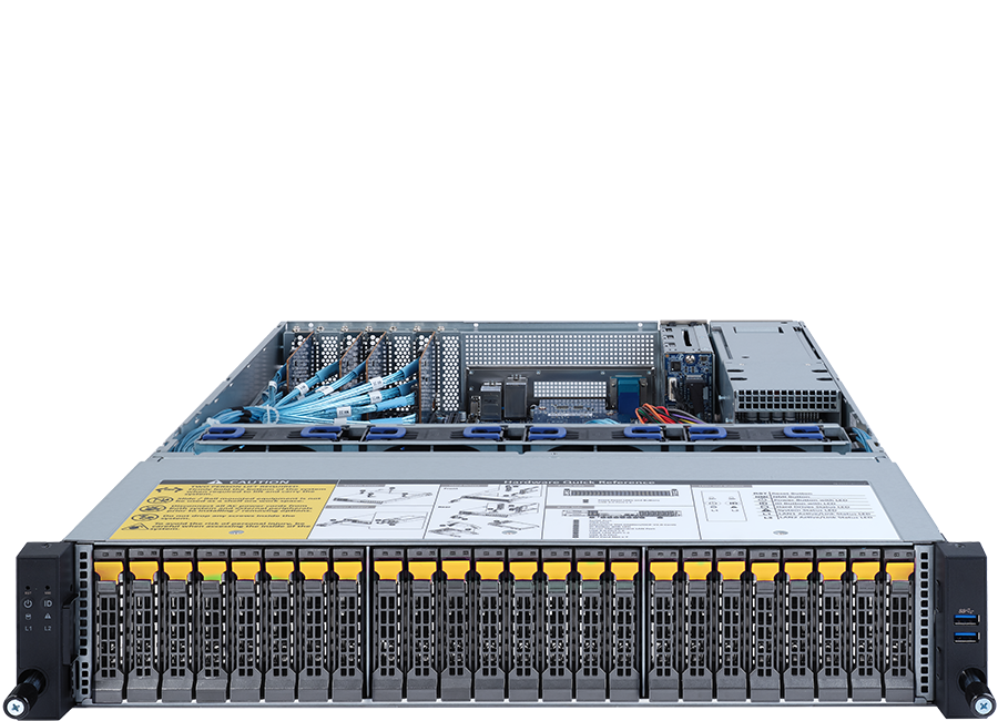 Orion Rack Server - 2U rackmount form factor - Single AMD EPYC 7003/7002 Series Processor Family - RS525U-G5C-24N2G Orion Rack Server - 2U rackmount form factor - Single AMD EPYC 7003/7002 Series Processor Family - RS525U-G5C-24N2G