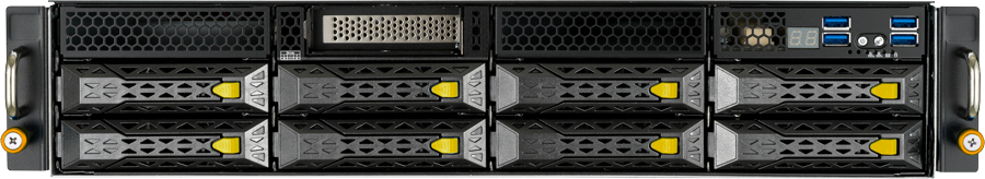 Hypertec TITAN 2104A-G5 GPU Server - 2U rackmount form factor - Single AMD EPYC 7003/7002 Series Processor Family