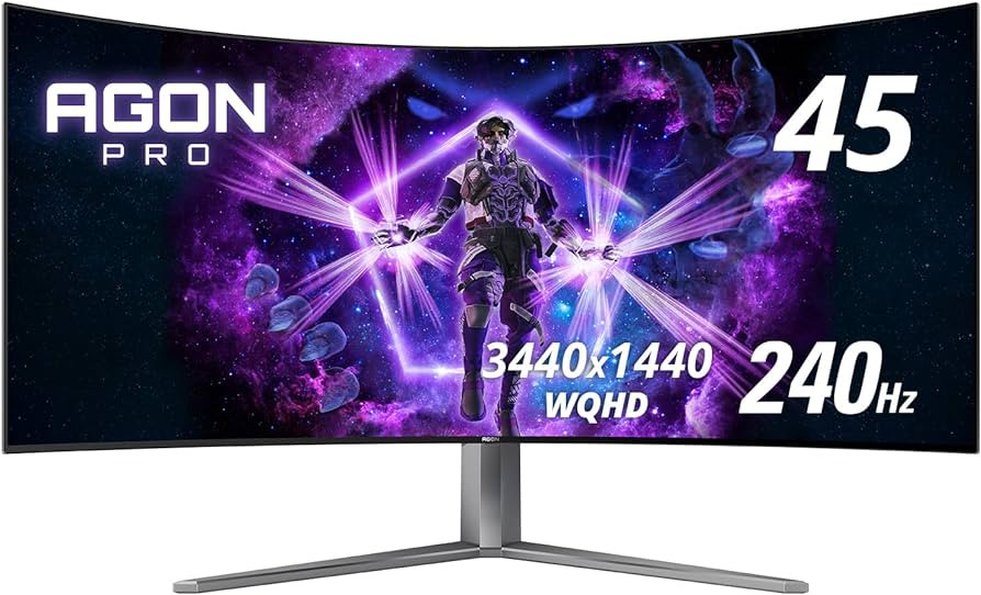 AOC Agon AG456UCZD 44.5" 1440p HDR 240 Hz Ultrawide Curved Gaming Monitor