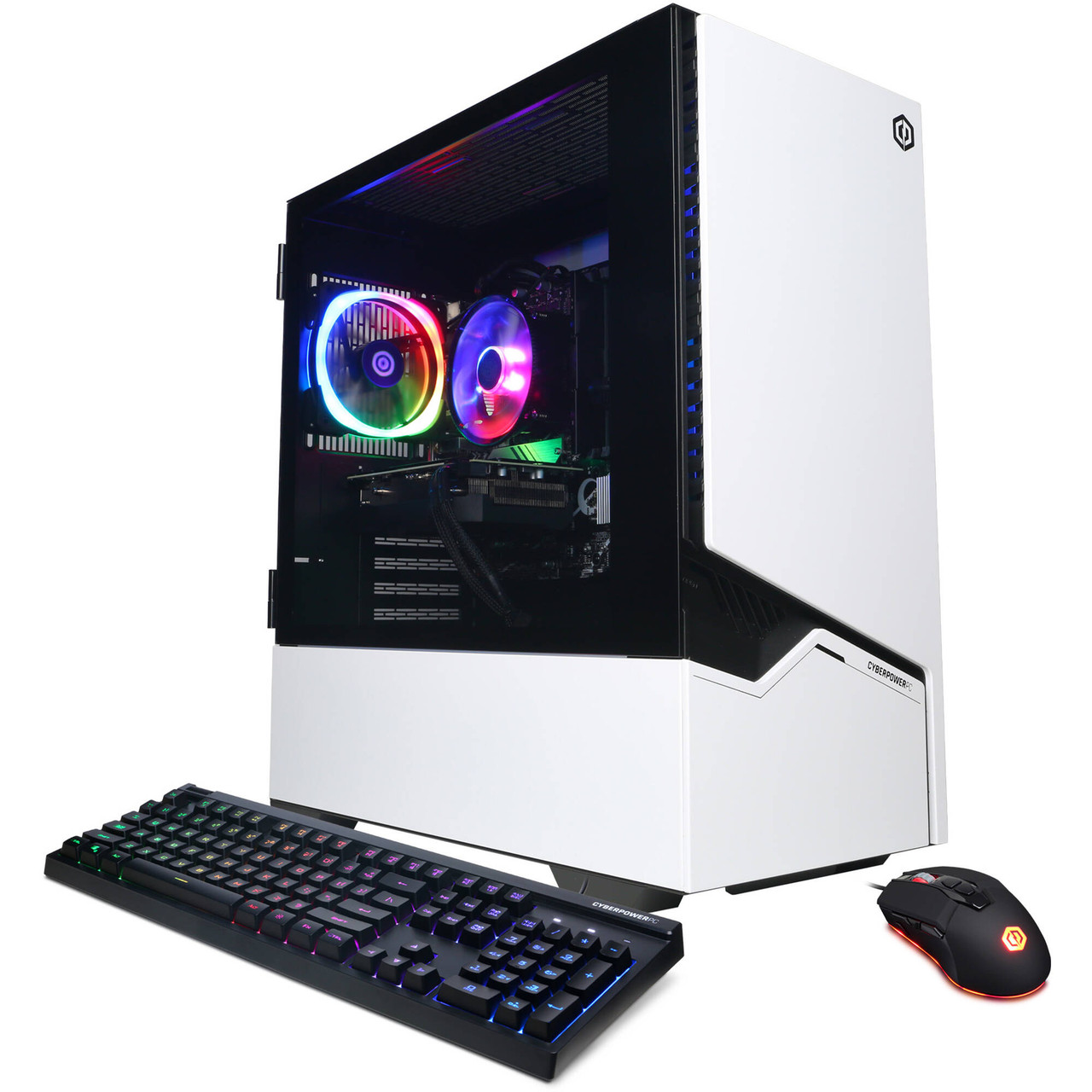 CyberPowerPC Gamer Master GMAI3000CPG Gaming Desktop Computer - AMD Ryzen 5 8600G - 16 GB - 1 TB SSD - Mid-tower - White - GMAI3000CPG CyberPowerPC Gamer Master GMAI3000CPG Gaming Desktop Computer - AMD Ryzen 5 8600G - 16 GB - 1 TB SSD - Mid-tower - White - GMAI3000CPG