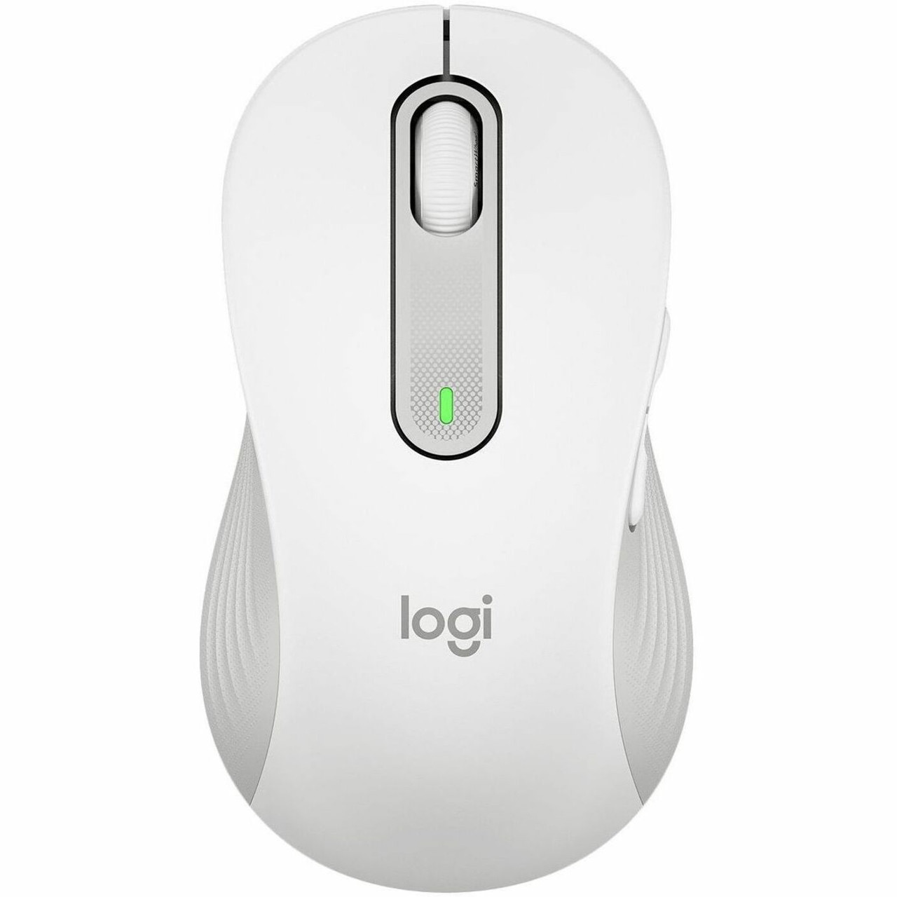 Logitech Signature M650 Mouse - Optical - Wireless - 32.81 ft - Bluetooth - Off White - USB - 4000 dpi - Scroll Wheel - 5 Button(s) - 5 Programmable Button(s) - Large Hand/Palm Size - Left-handed - 1 x AA Battery Supported - 910-006235
