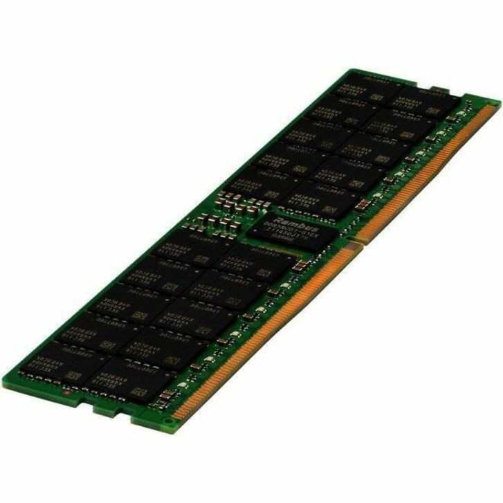 HPE 96GB DDR5 SDRAM Memory Module - For Server - 96 GB (1 x 96GB) - DDR5-5600/PC5-44800 DDR5 SDRAM - 5600 MHz Dual-rank Memory - CL46 - 1.10 V - Registered - 288-pin - DIMM - P64708-K21