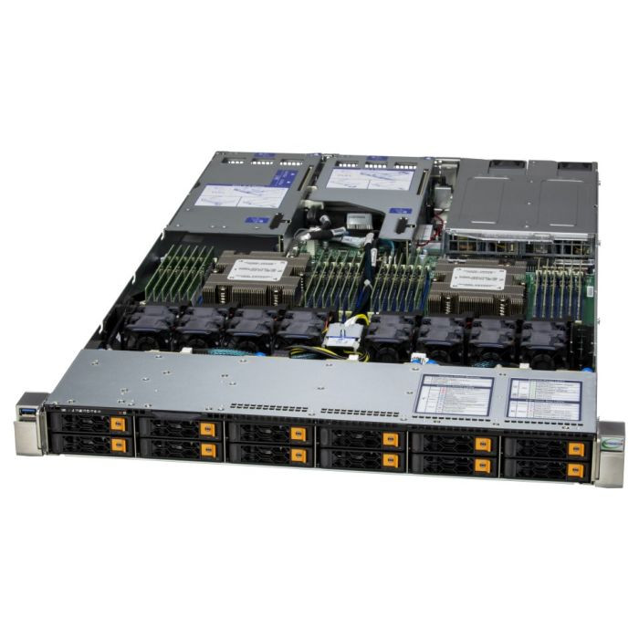Supermicro 1U Hyper A+ Server - CPU: Dual 4th Gen AMD EPYC 9004 Series Processors - AS -1125HS-TNR Supermicro 1U Hyper A+ Server - CPU: Dual 4th Gen AMD EPYC 9004 Series Processors - AS -1125HS-TNR