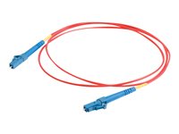 Legrand C2G 10m LC-LC 50/125 OM2 Duplex Multimode Fiber Optic Cable (Plenum-Rated) - Red - 37659