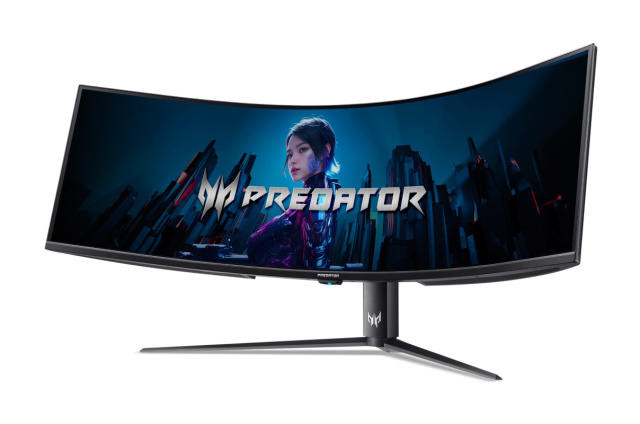 Acer Predator Z57 Miniled 57-inch Curved DUHD (7680×2160) resolution at 120 Hz - VESA compliant - 2x HDMI 2.1 and DP 1.4