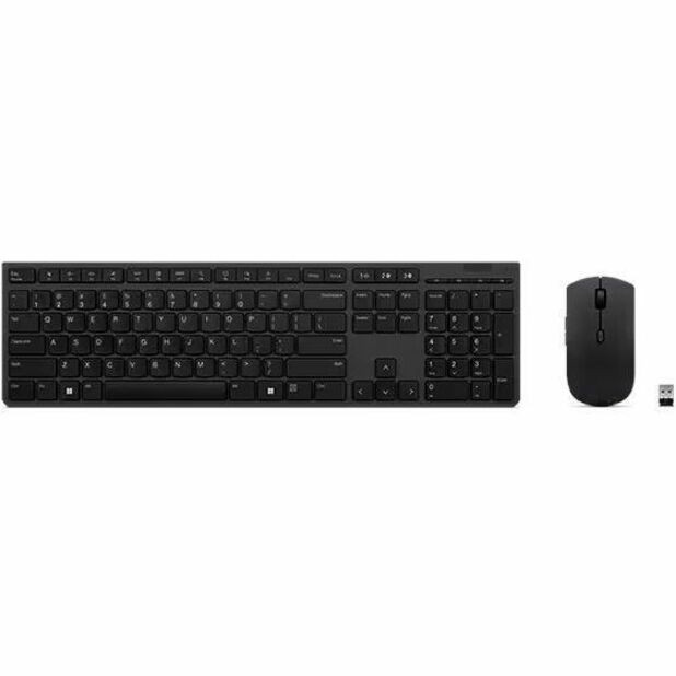 Lenovo Professional Wireless Rechargeable Combo Keyboard and Mouse-French Canadian 445 - 4X31K03943